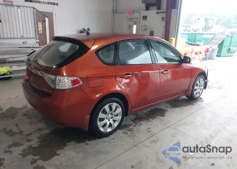 2009 Subaru Impreza 2.5I z USA, uszkodzony, nr VIN JF1GH61699H813368